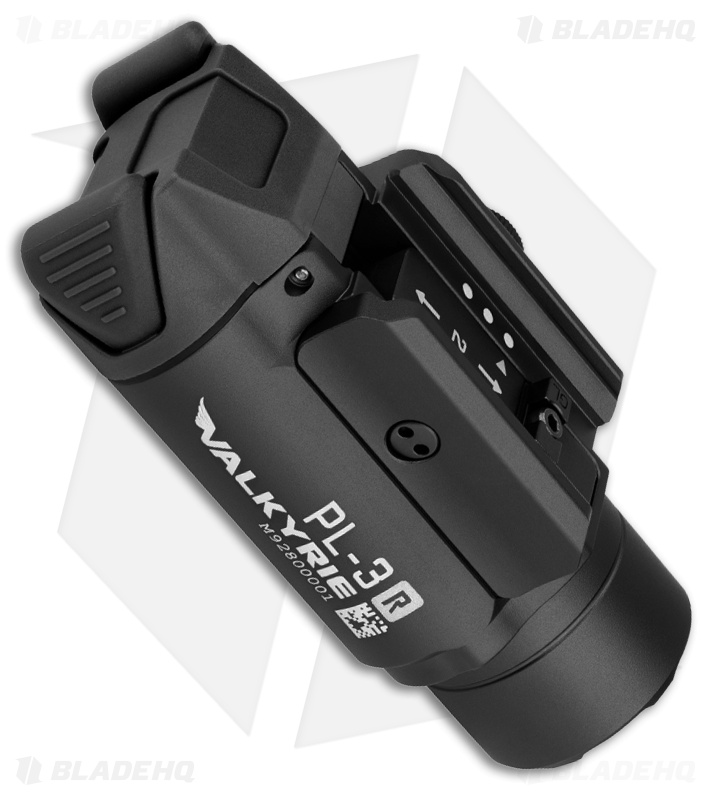 Olight Valkyrie PL-3R Tact Light Black Al (1500) - Blade HQ