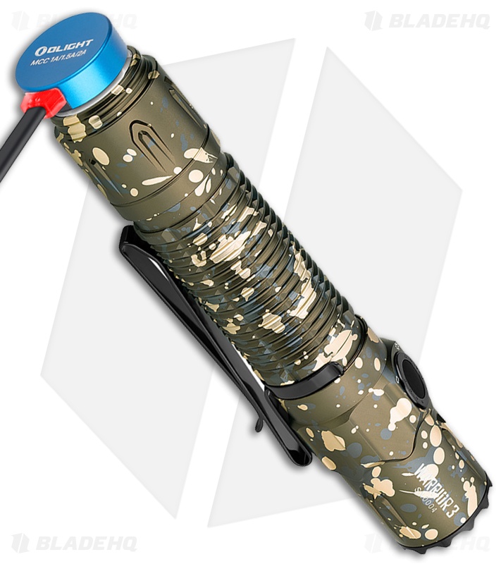 Olight Warrior 3 Flashlight | Desert Camo | Blade HQ