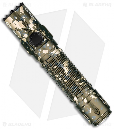 Olight Warrior 3 Rechargeable Flashlight Desert Camo Aluminum (2300 Lumens)