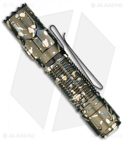 Olight Warrior 3 Rechargeable Flashlight Desert Camo Aluminum (2300 Lumens)