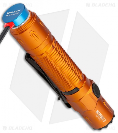 Olight Warrior 3 Flashlight | Orange | Blade HQ