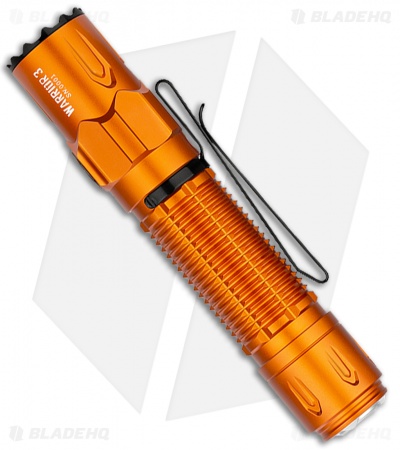 Olight Warrior 3 Rechargeable Flashlight Orange Aluminum (2300 Lumens)
