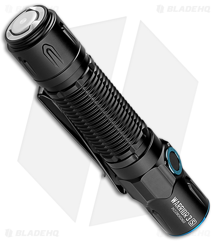 Olight Warrior 3S Tactical Flashlight Black - Blade HQ