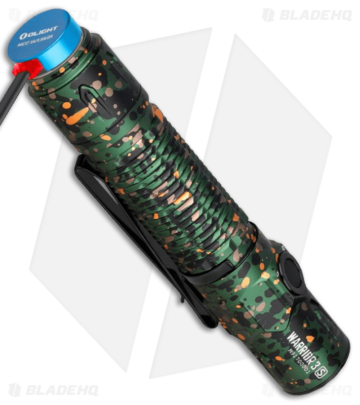 Olight Warrior 3S Tactical Flashlight Camo - Blade HQ