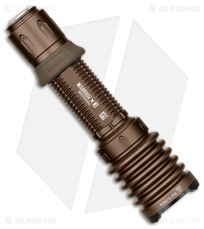 Olight Warrior X 3 Tactical Flashlight | Desert Tan | Blade HQ