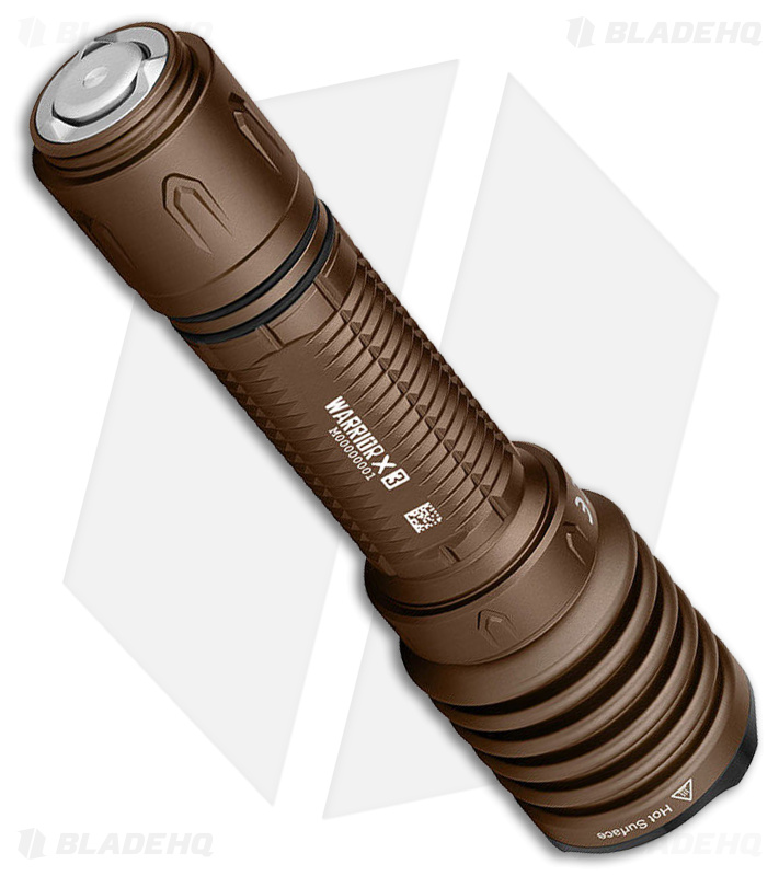 Olight Warrior X 3 Tactical Flashlight | Desert Tan | Blade HQ