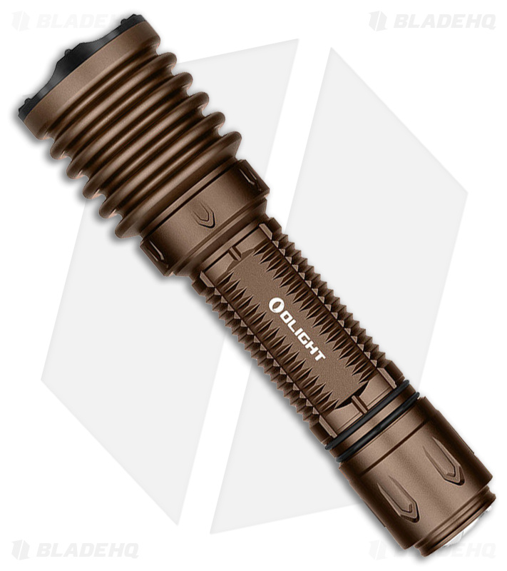 Olight Warrior X 3 Tactical Flashlight | Desert Tan | Blade HQ