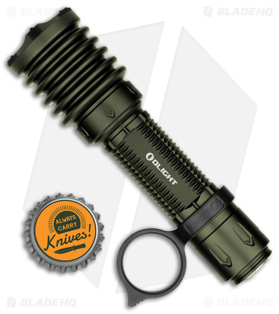 Olight Warrior X 3 Tactical Flashlight | OD Green | Blade HQ