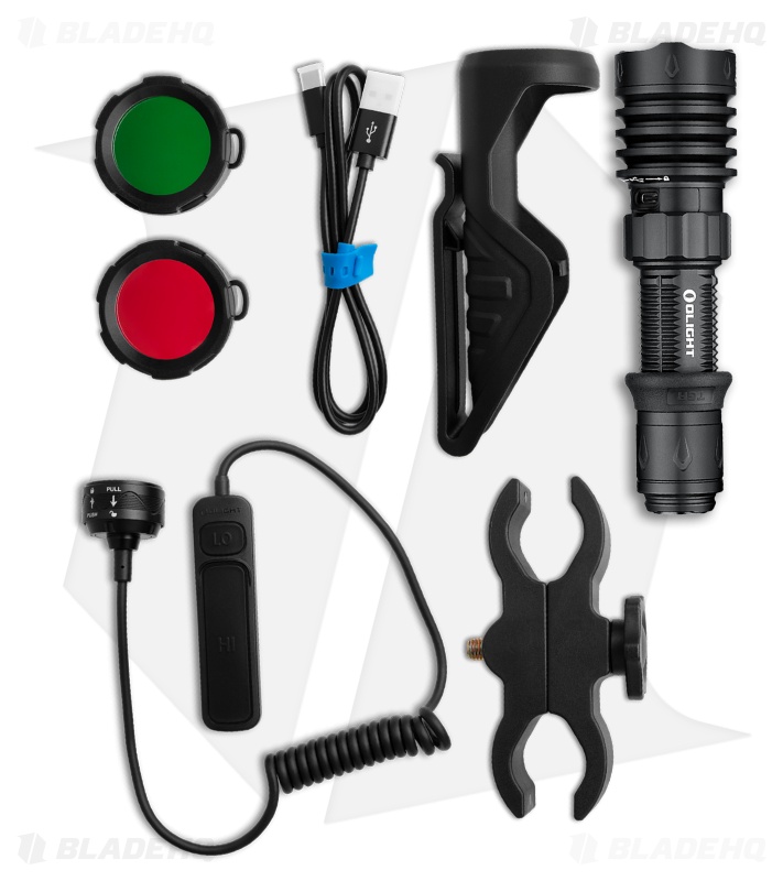 Olight Warrior X 4 Flashlight Kit Black 2600 Lumens