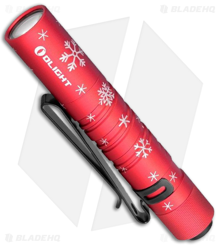 Olight I3T EOS Flashlight Snowflake Red (180) - Blade HQ