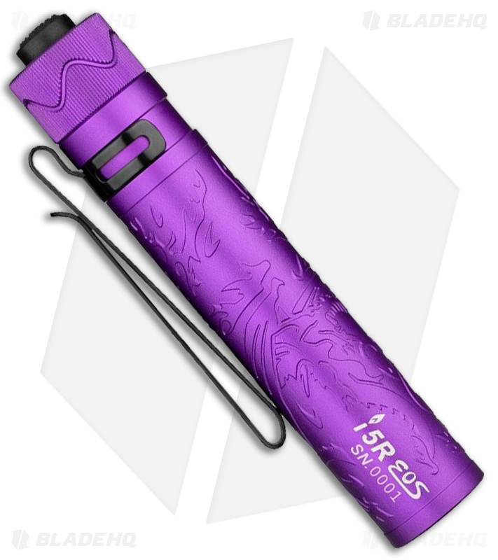 Olight i5R EOS Dragon & Phoenix Purple Flashlight - Blade HQ