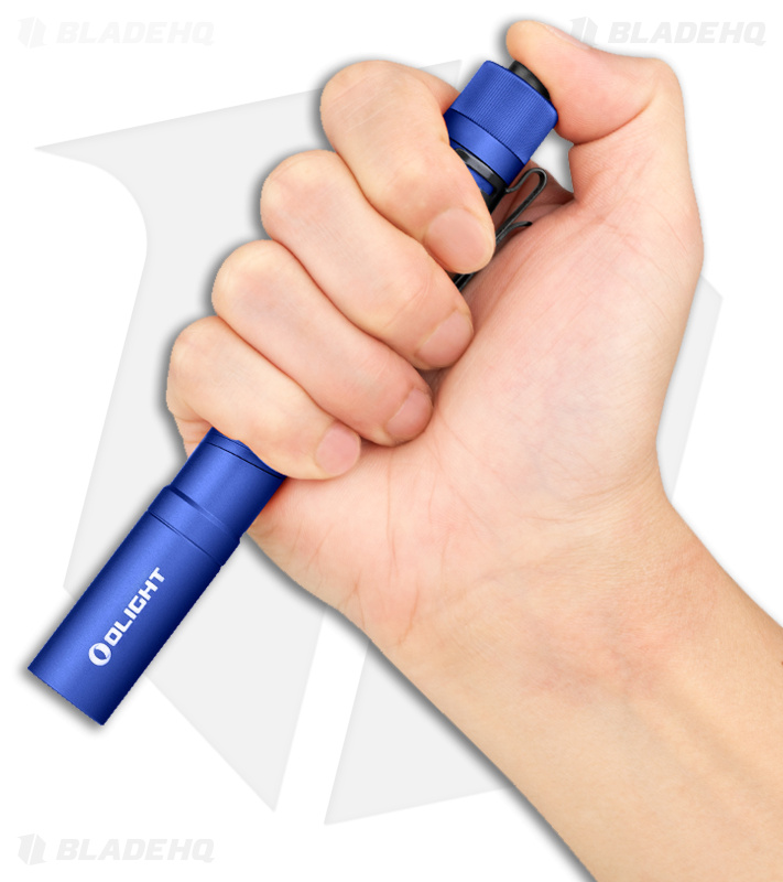 Olight i5T Plus CW Flashlight Blue Aluminum (550) - Blade HQ