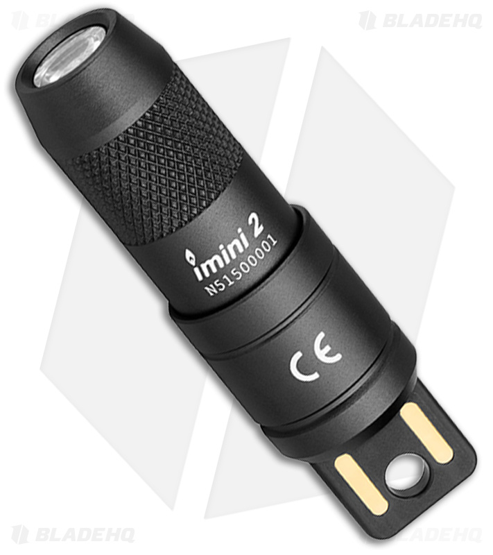 Olight iMini 2 Magnetic Keychain Flashlight Black - Blade HQ