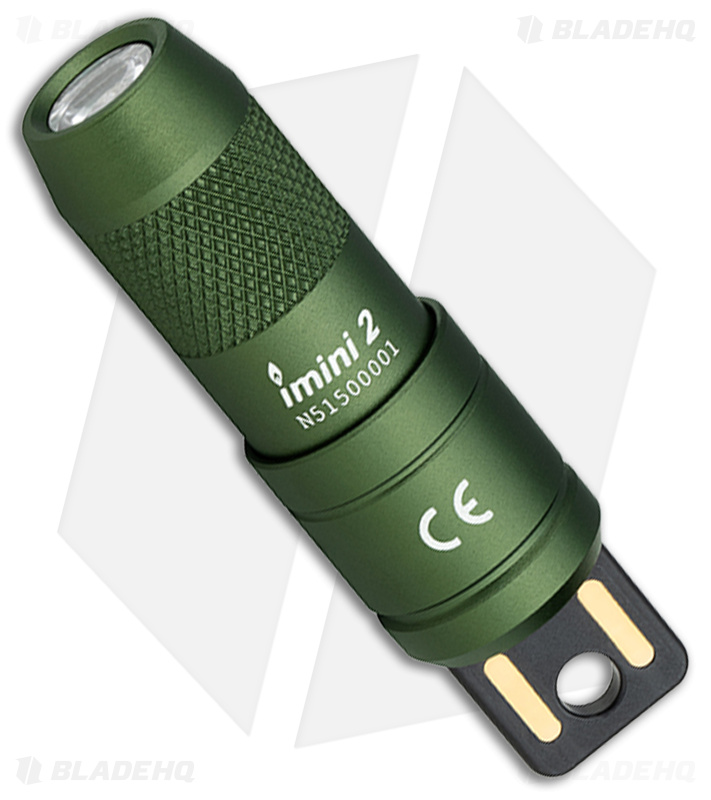 Olight オーライト imini 2 Od Green アーミグリーン 1個 Olight iMini 2 Magnetic Keychain Flashlight Green - Blade HQ