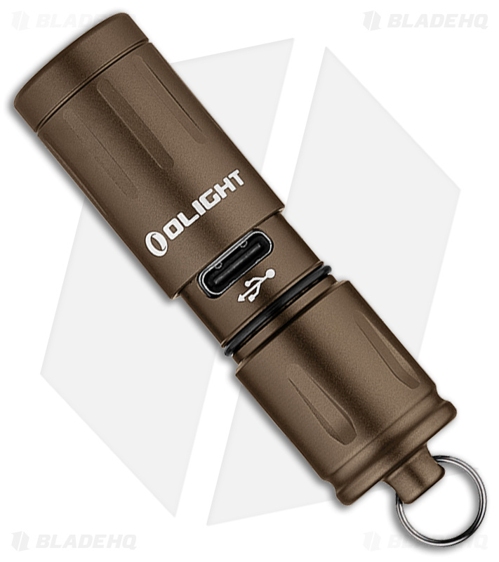 Olight iXV Rechargeable LED Keychain Flashlight Tan - BHQ
