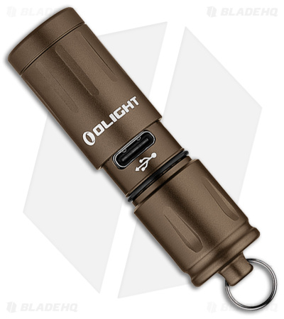 Olight iXV Rechargeable LED Keychain Flashlight Tan - BHQ