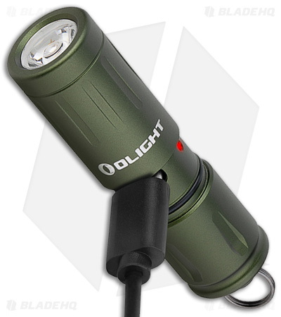 Olight iXV Rechargeable LED Keychain Flashlight OD Green (180 Lumens)