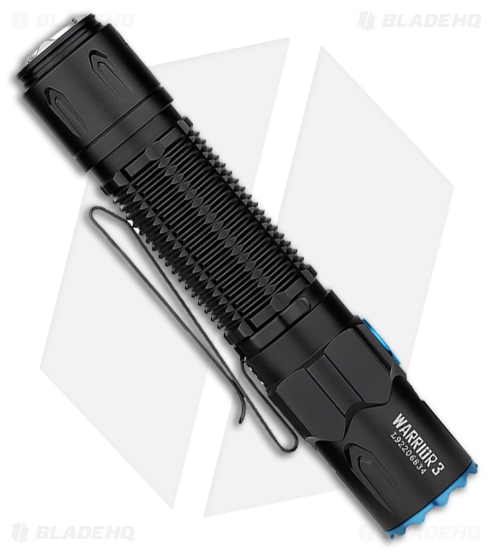 Olight Warrior 3 Rechargeable Flashlight Black Aluminum (2300 Lumens)