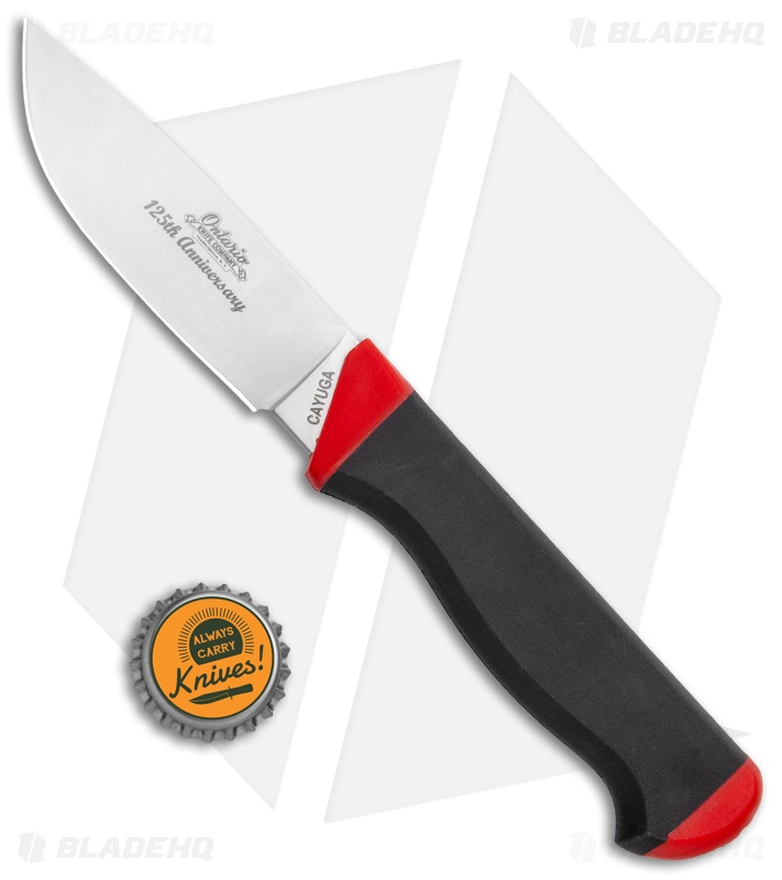 OKC 125th Anniversary Cayuga Hunter Fixed Blade Knife No Sheath (4.75" Plain)