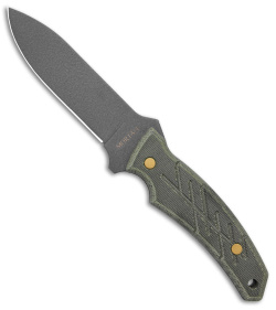 Ontario Morta Fixed Blade Knife Green Micarta (4.5" Gray)