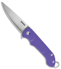 Ontario Knife Company Navigator Liner Lock Knife Purple Polymer (2.4" Satin)