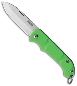 Ontario Knife Company Traveler Slip Joint Knife Green Polymer (2.25" Satin)