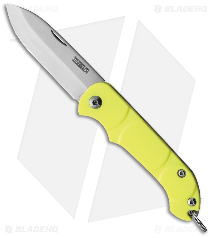 Ontario Knife Company Traveler Slip Joint Knife Yellow Polymer (2.25" Satin)