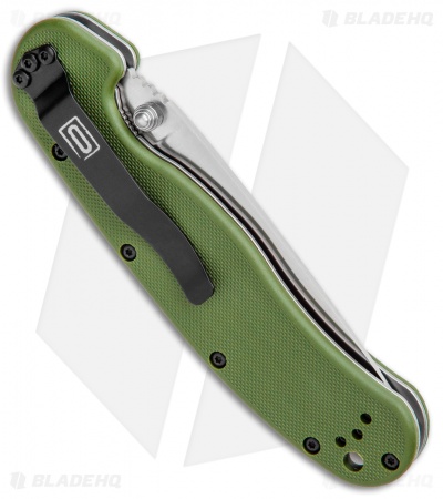 Ontario RAT Model 1 Liner Lock Knife OD Green (3.625" Satin) 8848GTC