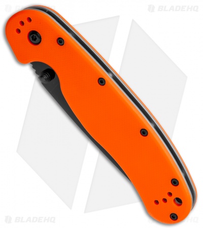 Ontario RAT Model 1 Liner Lock Knife Orange (3.6" Black AUS-8) O8846OR