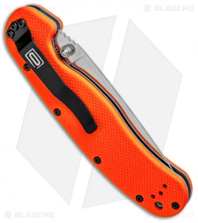Ontario RAT Model 1A Spring Assisted Knife Orange G-10 (3.625" Satin) 8870OR