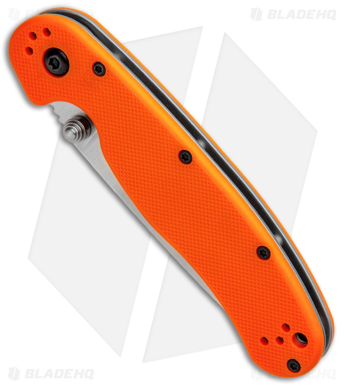 Ontario RAT Model 2 Liner Lock Knife Orange Nylon (3