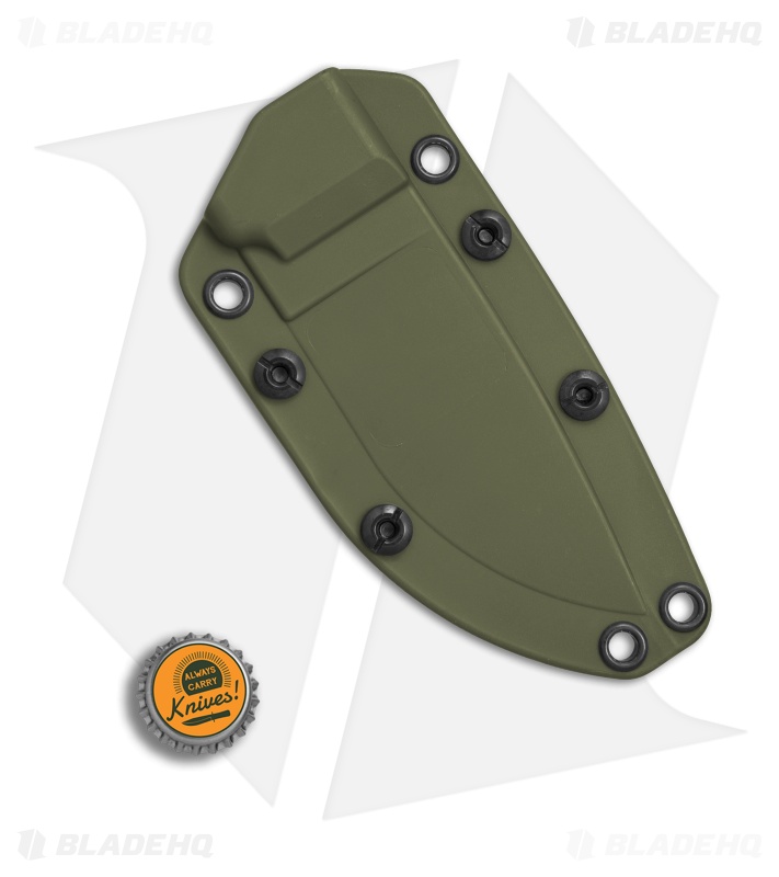 Ontario OKC Rat 3 OD Green Kydex Belt Sheath w/ TekLok 8622