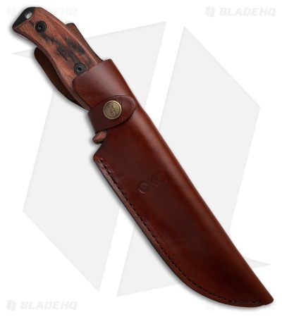 Ontario Rat-7 Adventurer Fixed Blade Knife Laminate Wood (7" Black Powder Coat)
