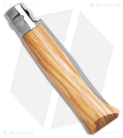 Opinel No 8 Olivewood Stainless Steel Knife Wood (3.25" Satin)