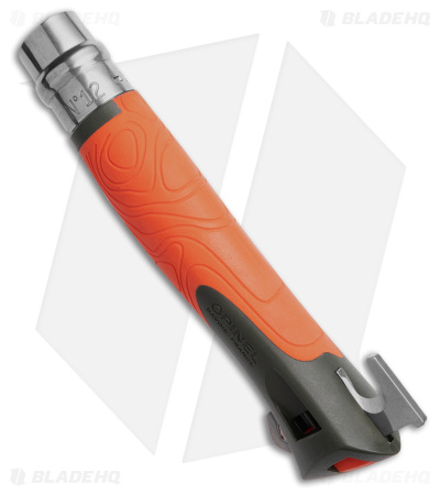 Opinel No.12 Explore Stainless Steel Folding Knife Orange Polymer (3.86" Satin)