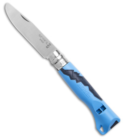 Opinel Outdoor Junior No 7 Folding Knife Black / Blue Polymer (3" Satin)