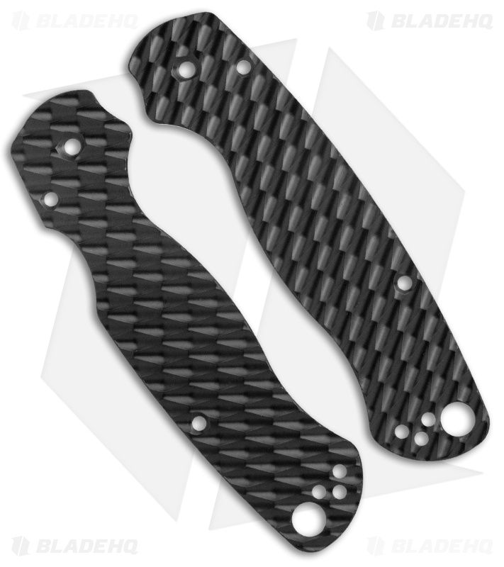 Original GOAT Spyderco PM2 Replacement Scales - Expanded/Aluminum/Black