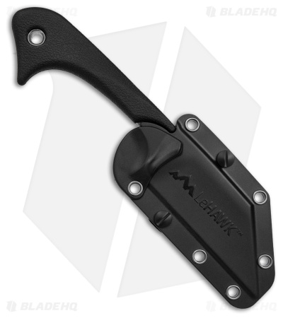 Outdoor Edge Le Hawk Fixed Blade Knife Black Polymer (3.1" Black Stonewash)