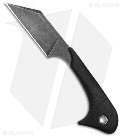 Outdoor Edge Le Hawk Fixed Blade Knife Black Polymer (3.1" Black Stonewash)