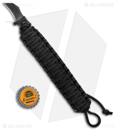 Outdoor Edge Para Claw Paracord Bracelet Knife Black (1.37" Black SW)