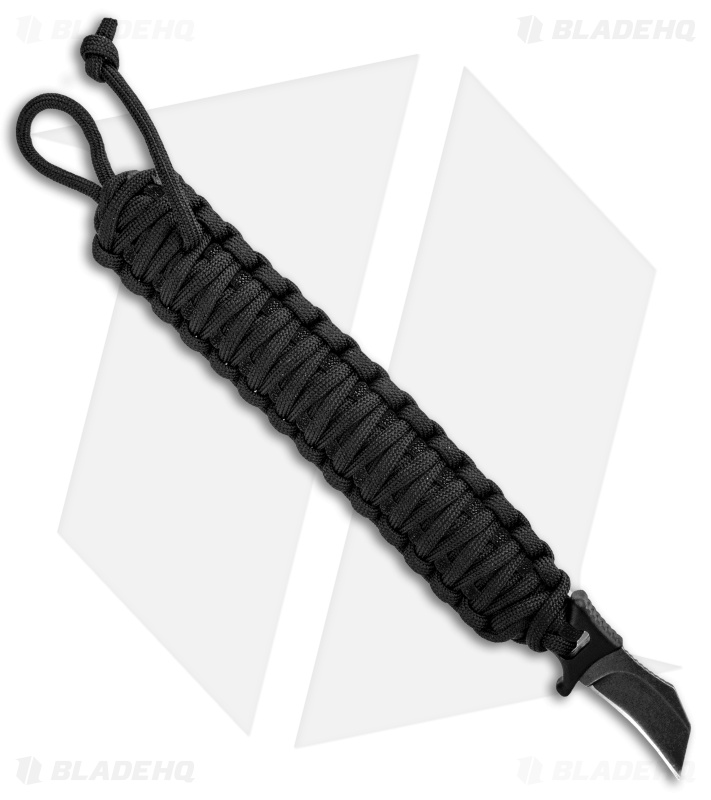 Outdoor Edge Para Claw Paracord Bracelet Knife Black (1.37" Black SW)