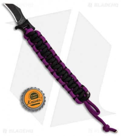 Outdoor Edge Para Claw Paracord Bracelet Knife Purple (1.37" Black SW)