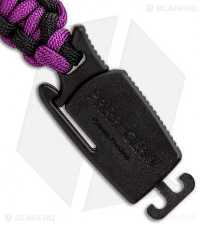 Outdoor Edge Para Claw Paracord Bracelet Knife Purple (1.37" Black SW)