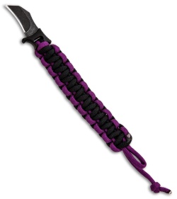 Outdoor Edge Para Claw Paracord Bracelet Knife Purple (1.37" Black SW)