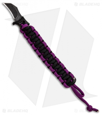 Outdoor Edge Para Claw Paracord Bracelet Knife Purple (1.37" Black SW)