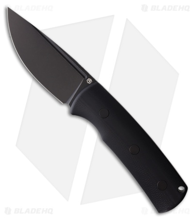 Petrified Fish Beluga Fixed Blade Knife Black G-10 (3.6" Black) PFKP01FDW