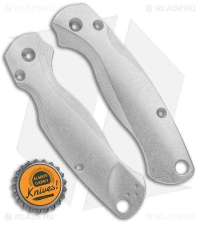 Flytanium Custom Titanium Lotus Scales for Spyderco Paramilitary 2