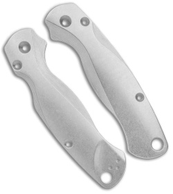 Flytanium Custom Titanium Lotus Scales for Spyderco Paramilitary 2