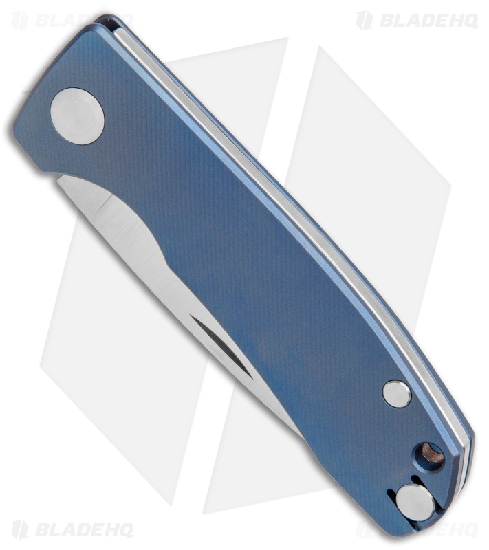 PMP Knives Harmony Slip Joint Knife Blue Titanium (3" Satin)
