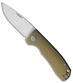 PMP Knives Harmony Slip Joint Knife Gold Titanium (3" Satin)